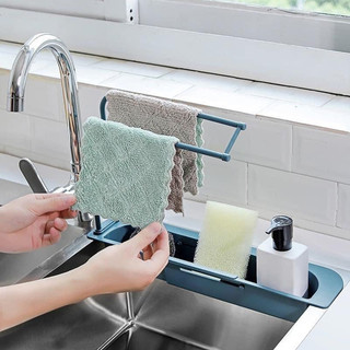 Kệ treo để khăn lau và đồ rửa bát