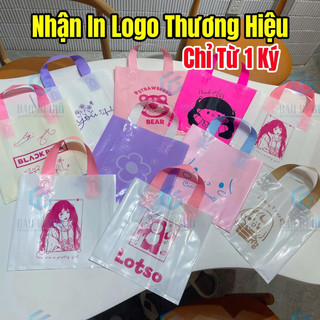 [1 Túi] Túi Nhựa Cao Cấp Đựng Đồ Đa Năng Ép Quai Chắc Chắn