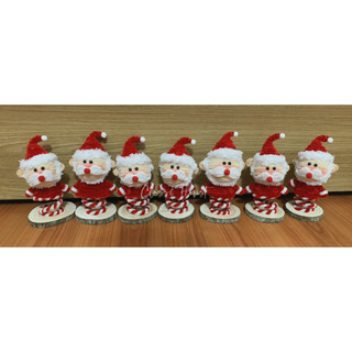 Ông già Noel lắc lư mặt đỏ 15cm