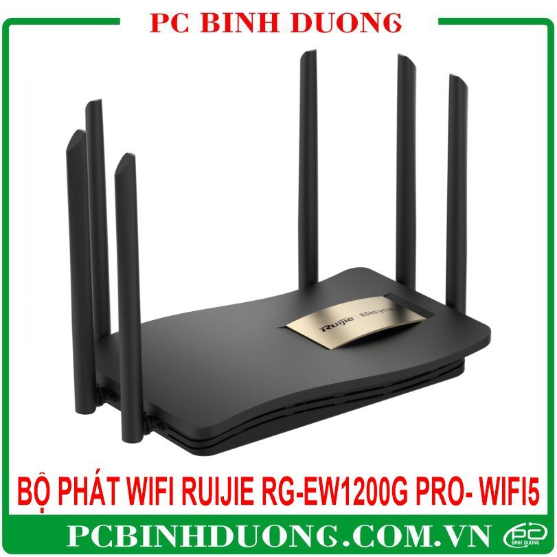 Bộ phát wifi hai băng tần RUIJIE RG-EW1200G PRO AC1300 MU-MIMO hỗ trợ MESH bảo hành 36 tháng