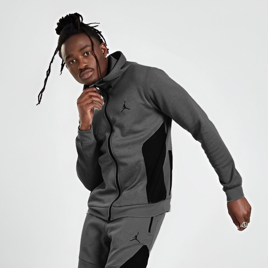 Áo Khoác Nam 1 Lớp Có Mũ Trùm Nỉ Spandex Chống Nước Jordan Dri-FIT Statement Fleece Jacket Neoshopvn JM956