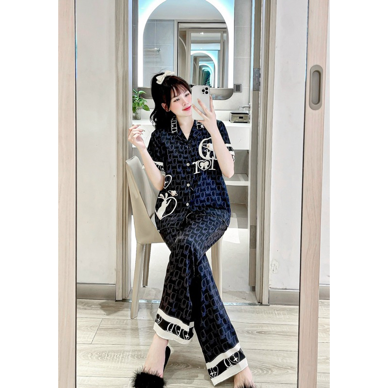 Bộ Thiết Kế Lụa Xước DiioR 3 Phom Dáng
