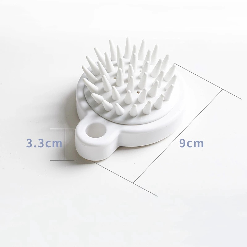 Lược Gội Đầu Muji Xuất Nhật Silicon Massage Đầu Giảm Stress Rụng tóc Kích Thích Mọc Tóc