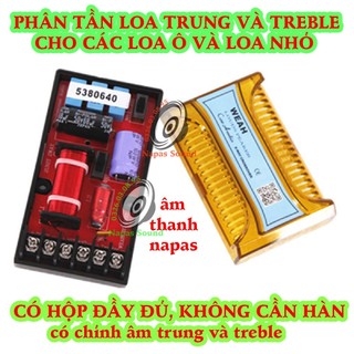 Phân tần loa ô tô - mạch phân tần xe hơi - phân tần loa kéo - mach phân tầng loa