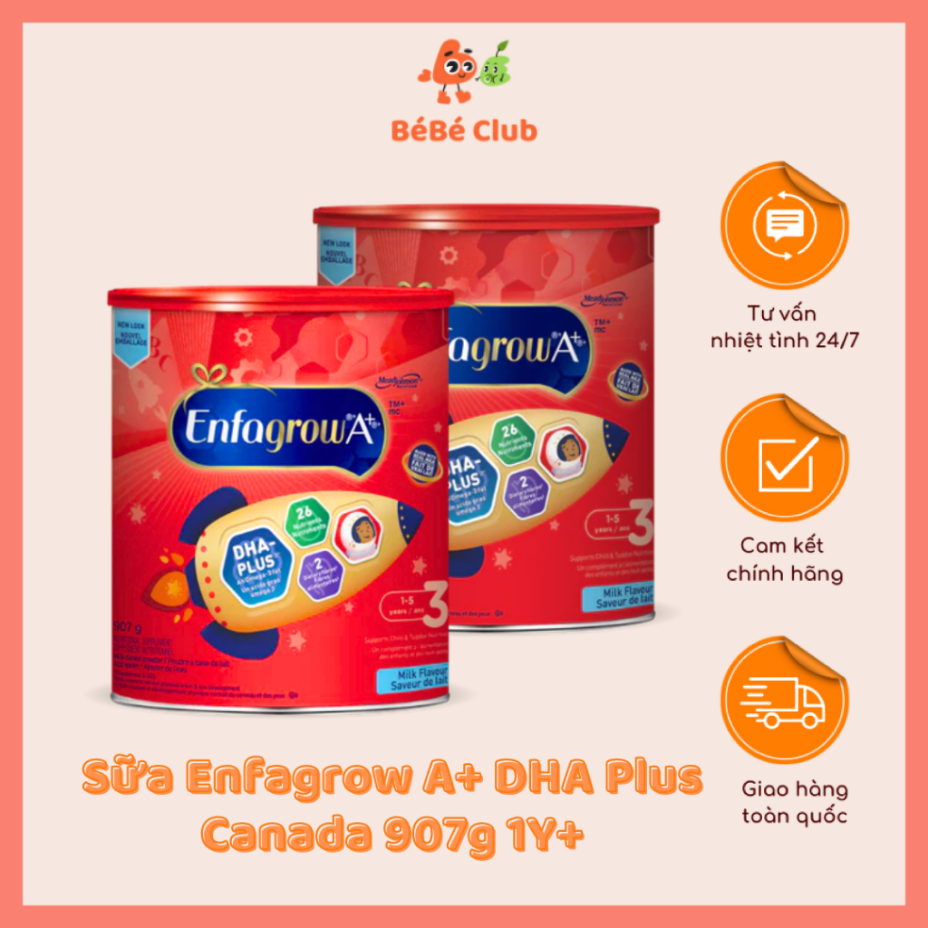 Sữa Enfagrow A+ DHA Plus Canada 907g 1Y+