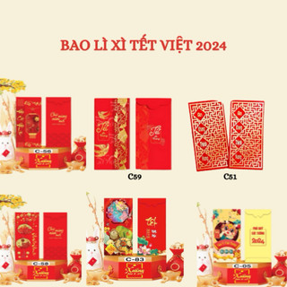 Combo 10 bao lì xì truyền thống tết 2024
