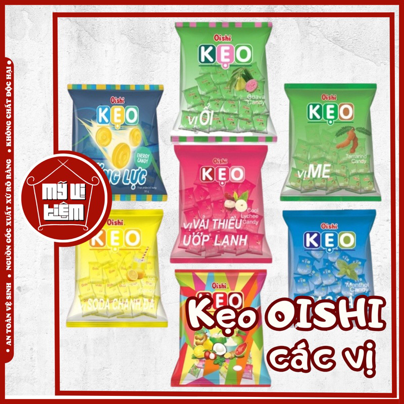Kẹo Oishi nhiều vị 90g Mỹ Vị Tiệm