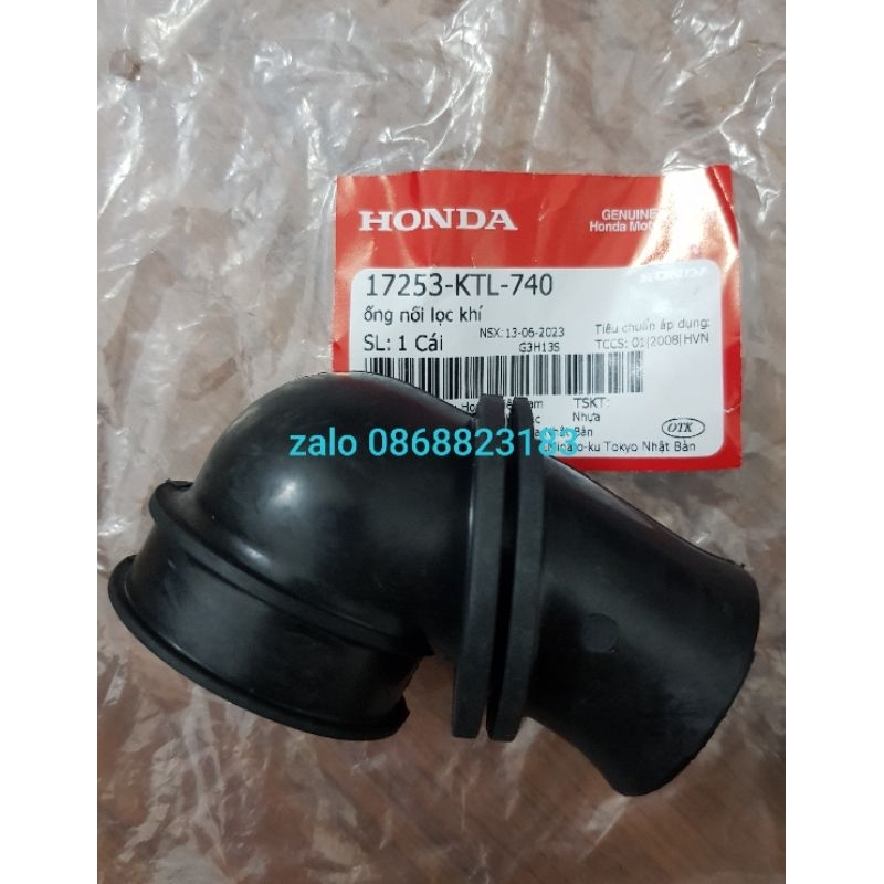 Ống nối lọc khí  xe wave RS100, S100, A100 Honda