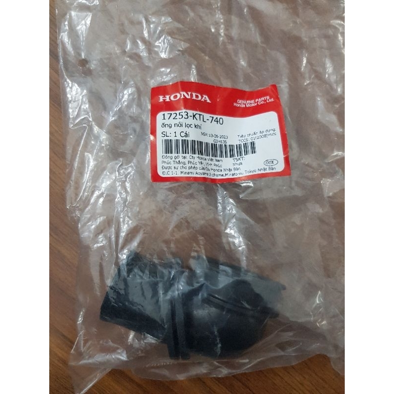 Ống nối lọc khí  xe wave RS100, S100, A100 Honda