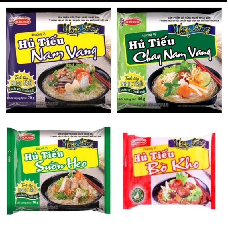 Hủ tiếu nam vang nhịp sống Acecook đủ vị