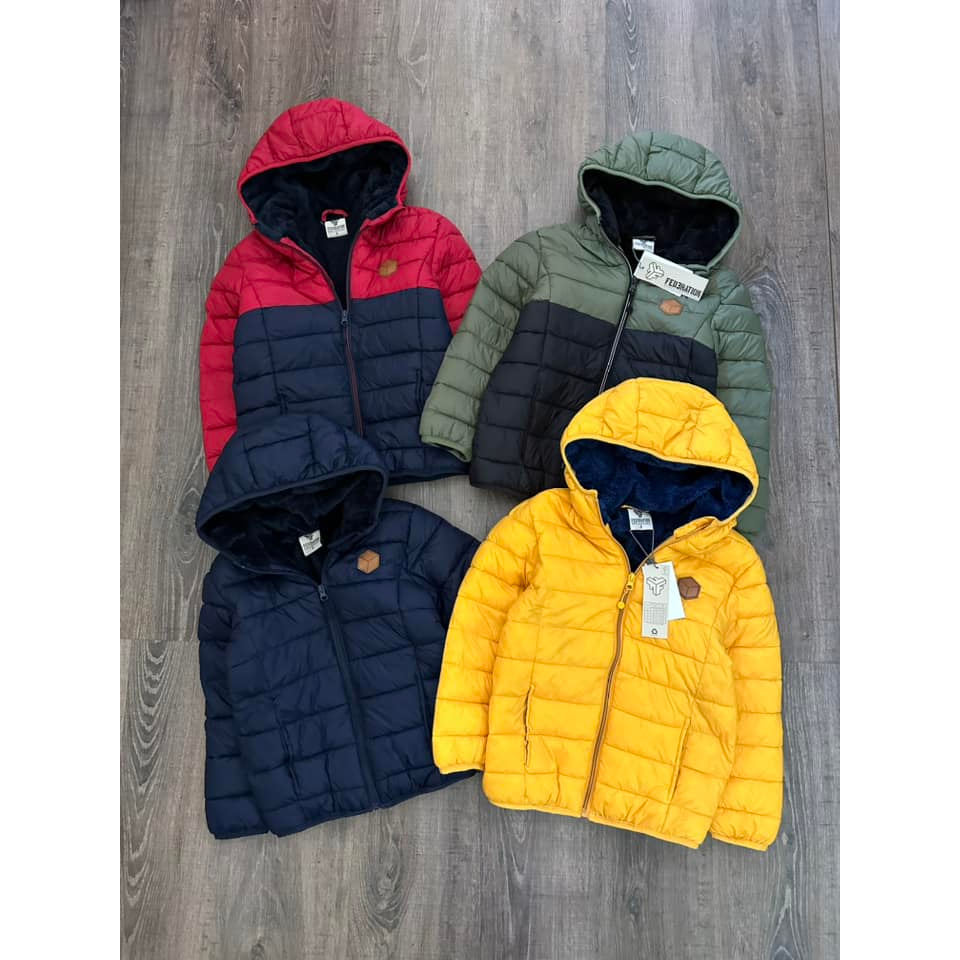 Áo phao lót lông size đại federation dư