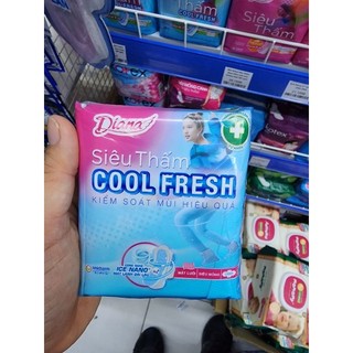 Băng vệ sinh Diana siêu thấm coolfresh(lốc6gói)
