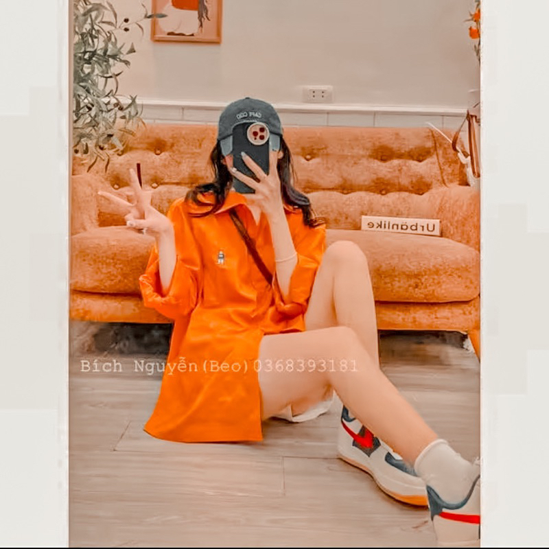 SƠ MI CAM GẤU CỰC CUTE