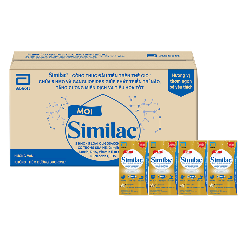 Thùng sữa bột pha sẵn Similac 180ml/110ml (48 hộp)