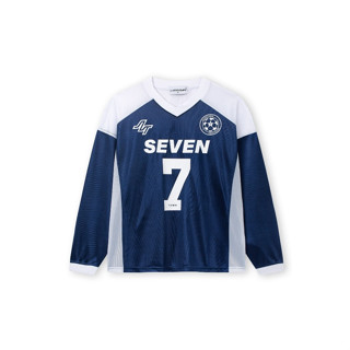Áo SWEATER Unisex SEVENTOWN 90S SOCCER màu XANH ĐẬM Local Brand