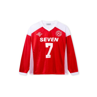 Áo SWEATER Unisex SEVENTOWN 90S SOCCER màu ĐỎ Local Brand