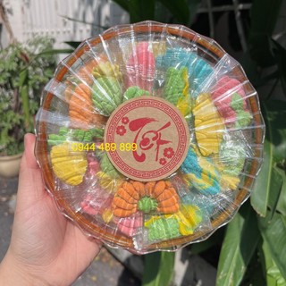Khay Tết 400g - Kẹo dẻo trái cây chua ngọt - kẹo dẻo thập cẩm