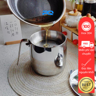 Ca lọc dầu ăn inox 304 Chockmen cao cấp có thể đun nấu bếp ga bếp hồng ngoại có nắp
