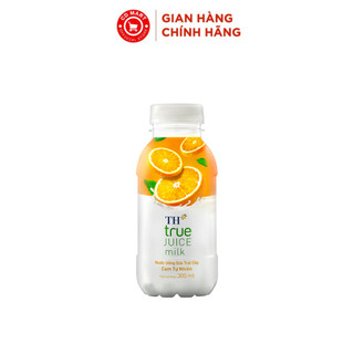 Thùng 24 chai nước uống sữa trái cây cam tự nhiên TH TRUE JUICE MILK