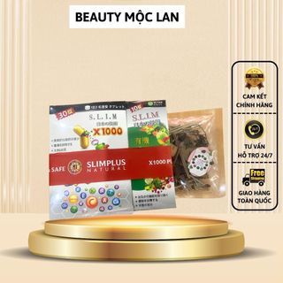 Giảm cân slim & fit plus x1000 chính hãng - hỗ trợ giảm cân đào thải mỡ thừa