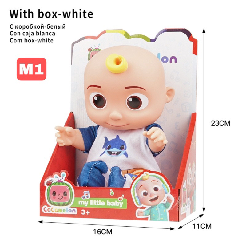 BÚP BÊ JJ COCOMELON CÓ NHẠC 25CM