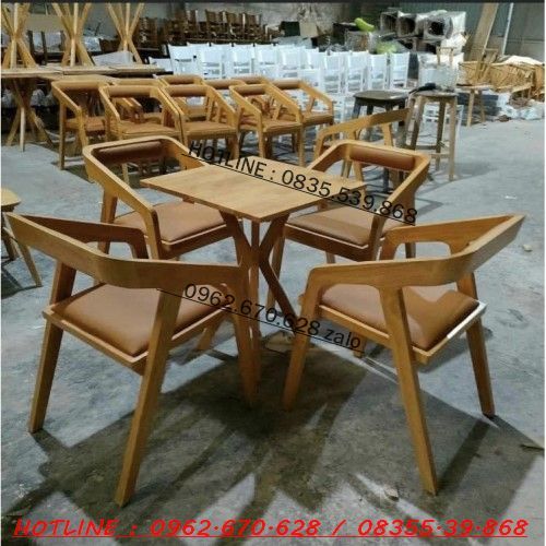 Bàn ghế quán cà phê,Bàn ghế gỗ nệm quán trà sữa giá rẻ.