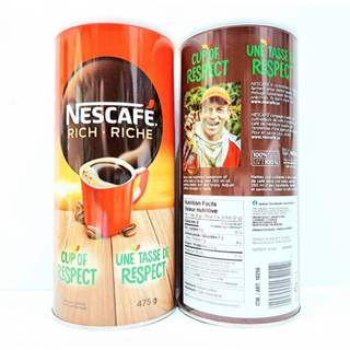 Cà phê hòa tan nguyên chất Nescafé 475g.