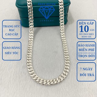  Dây chuyền bạc nam dây xích đơn lật bạc 950 PHAN HUYNH JEWELRY 