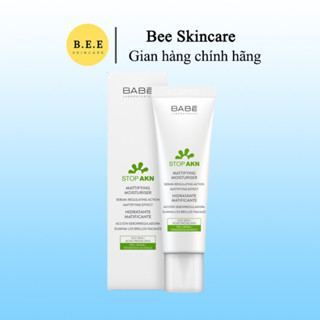 Kem Dưỡng Babe Stop AKN Mattifying Moisturiser Dưỡng Ẩm, Kiềm Dầu, Cho Da Dầu Mụn, Bee Skincare