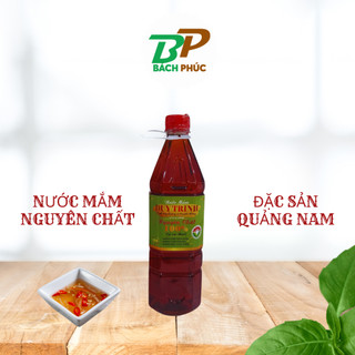 Nước mắm nguyên chất duy trinh 1 lít - nước mắm ocop 4 sao - đặc sản quảng nam - thực phẩm bách phúc đà nẵng