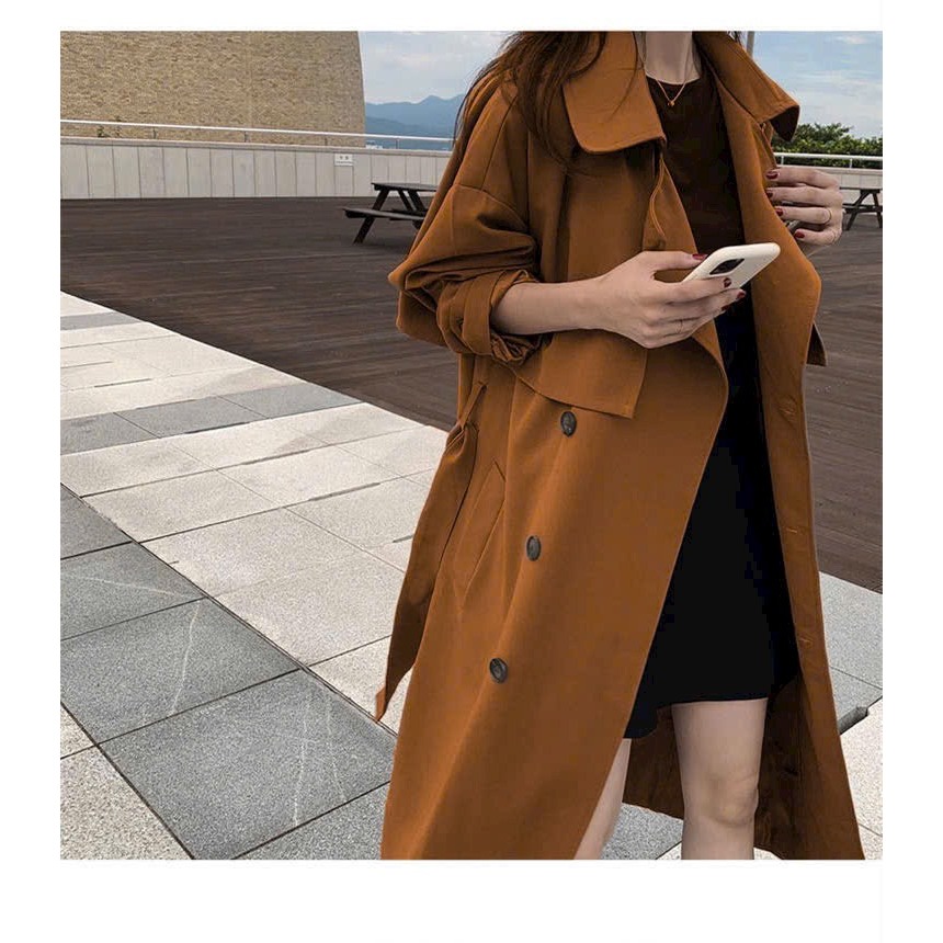 ÁO KHOÁC KAKI DÁNG DÀI NAM NỮ 2 LỚP CAO CẤP