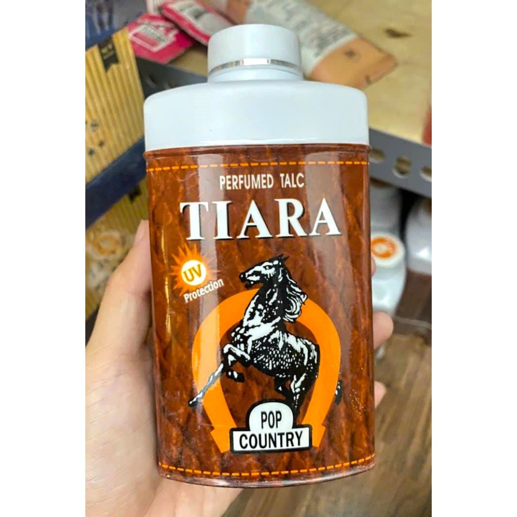 Phấn Con Ngựa Hương Nước Hoa Tiara Pop Country 90g Thái Lan