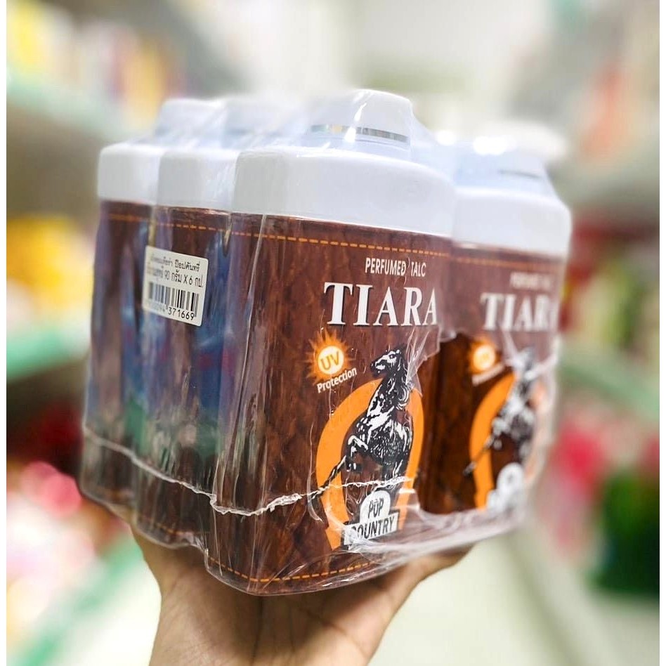 Phấn Con Ngựa Hương Nước Hoa Tiara Pop Country 90g Thái Lan
