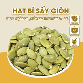 Hạt bí xanh tách vỏ, sấy giòn nguyên vị, hạt to đều, giòn thơm hũ 500g VitaFruit