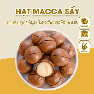 500g Hạt macca nứt vỏ, Hạt macca Úc nứt vỏ tự nhiên, vỏ mỏng, size lớn