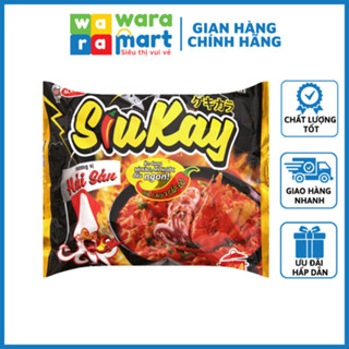 Combo 3 gói 128gr Siêu Cay Siu kay Siêu Ngon, Sợi Mì Dai Dai , Thơm Ngon, Đậm Đà Vị Cay