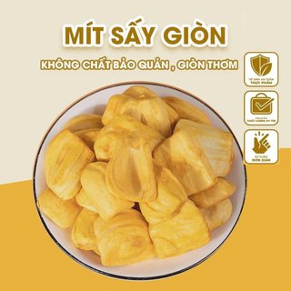 Mít sấy giòn nguyên cánh Đà Lạt 600g, Mít sấy kho xuất khẩu giòn rụm, cánh to