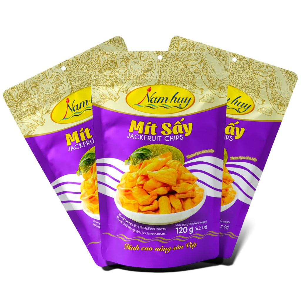 Mít sấy 80G/120G/200G NAM HUY thơm giòn xốp (OCOP 4sao)