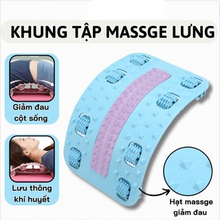Khung nắn chỉnh cột sống massage bàn chân, lưng, cổ, vai, gáy, giúp giảm đau mỏi, thư giãn cột sống vùng thắt lưng