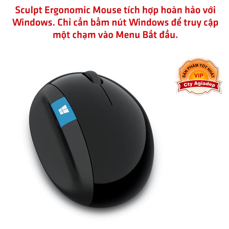 Chuột Microsoft Sculpt Ergonomic USB cho máy tính laptop chơi game vẽ CAD CAM