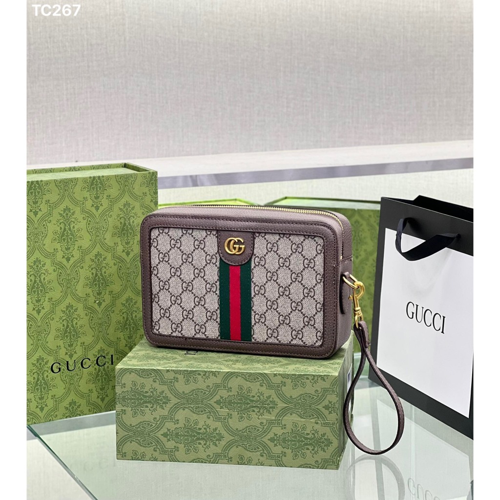 Túi G.C Sup.reme O.ph.idia Small Shoulder Bag Beige MẪU MỚI