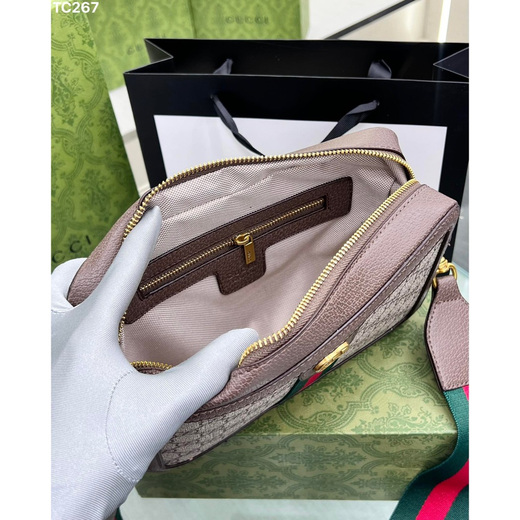 Túi G.C Sup.reme O.ph.idia Small Shoulder Bag Beige MẪU MỚI