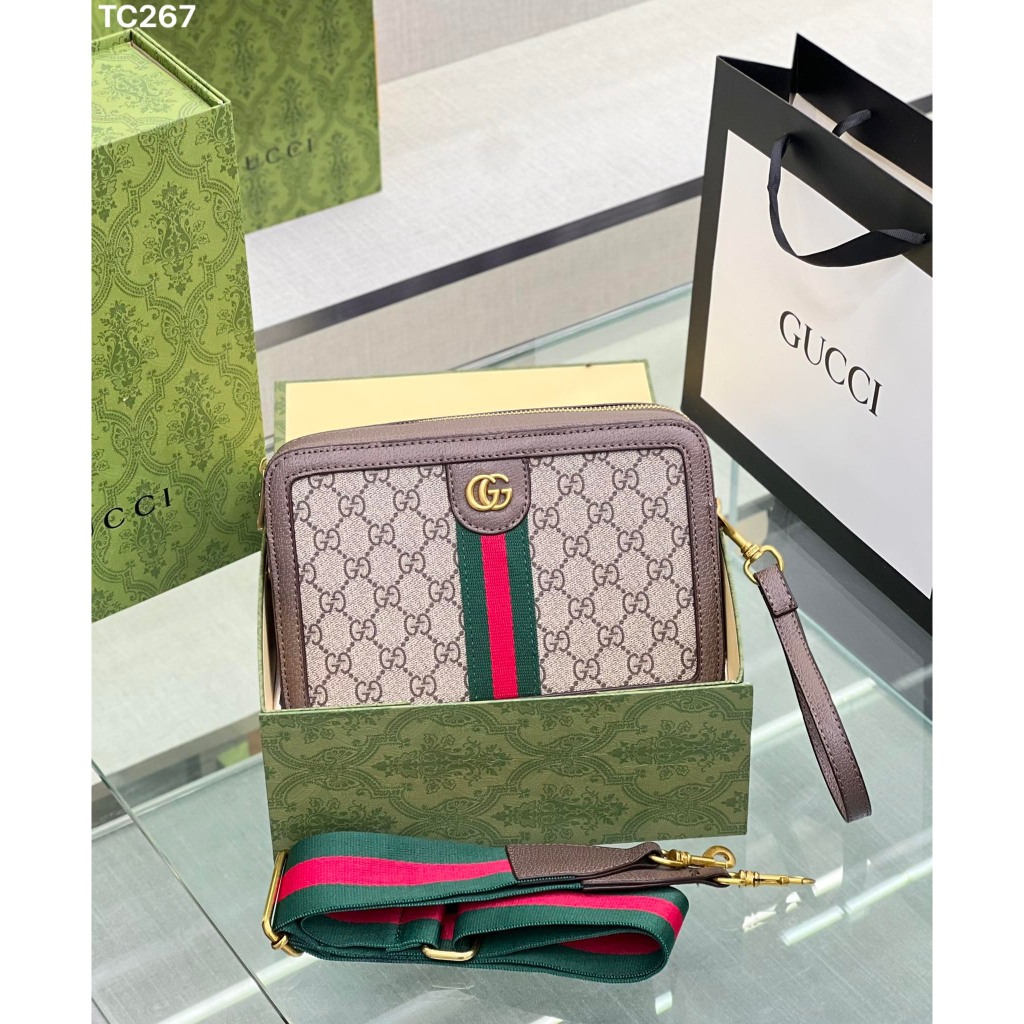 Túi G.C Sup.reme O.ph.idia Small Shoulder Bag Beige MẪU MỚI