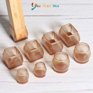 Bọc Chân Bàn Ghế Silicon Chống Va Đập, Trầy Xước, Đệm Chân Bàn Ghế Đế Nỉ Chống Trơn Trượt
