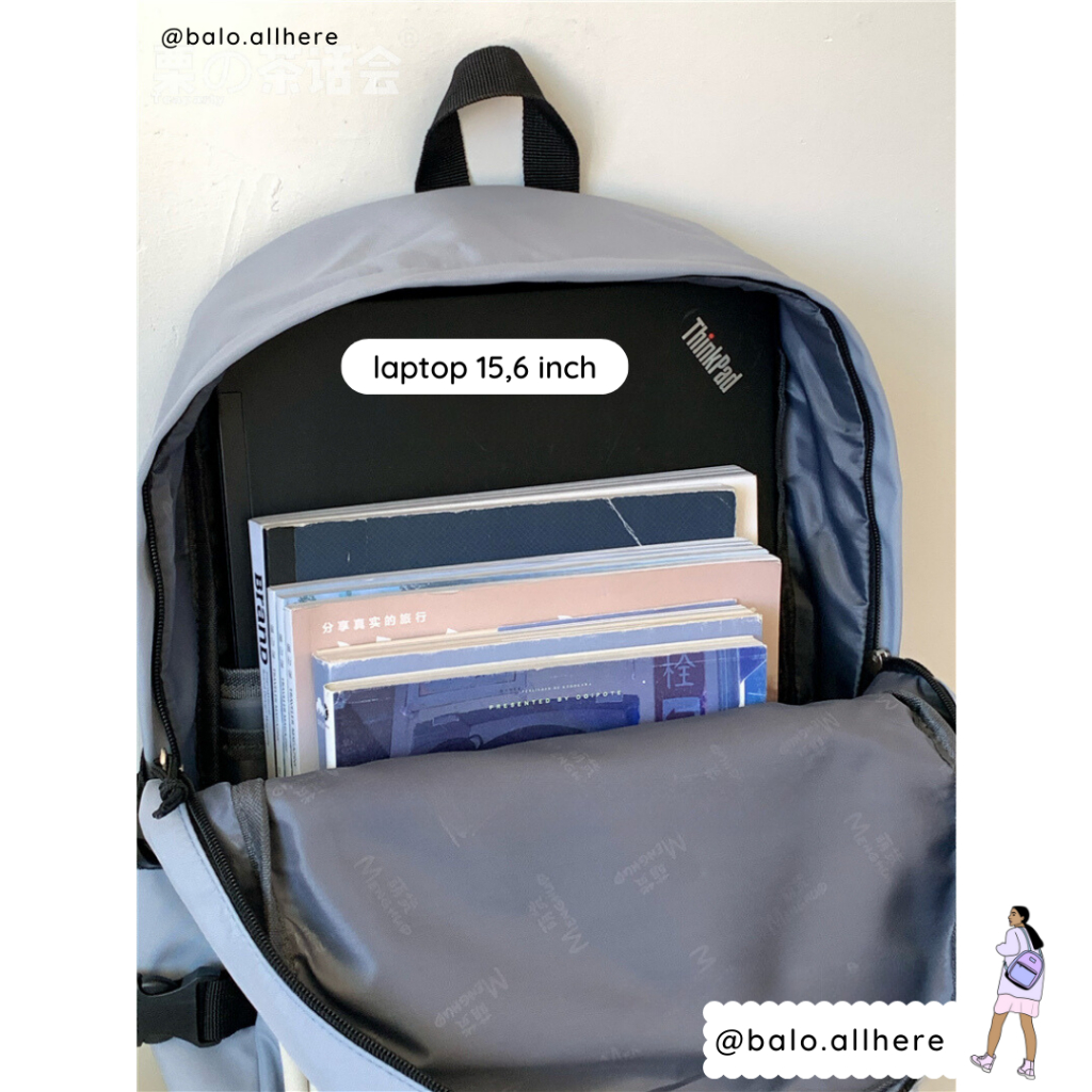 Balo Cặp Sách Đi Học Nam Nữ Lớn