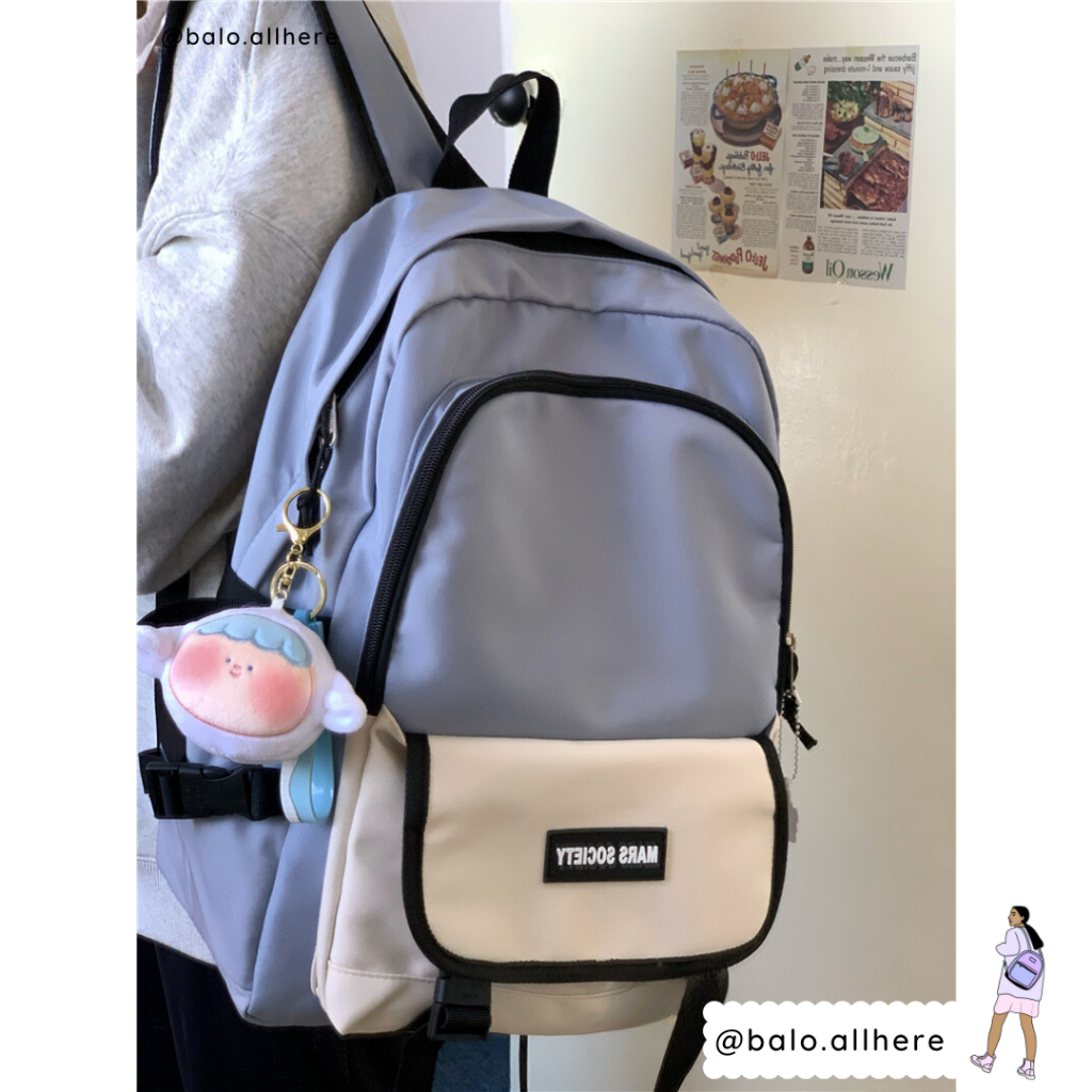 Balo Cặp Sách Đi Học Nam Nữ Lớn