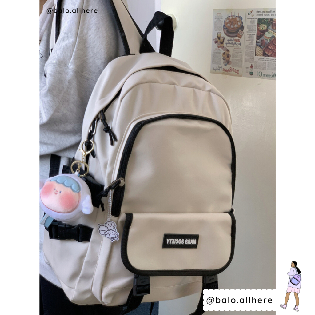 Balo Cặp Sách Đi Học Nam Nữ Lớn