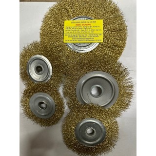 Chổi đánh rỉ đĩa , chổi đánh rỉ sắt phi 100mm,125mm,150mm.