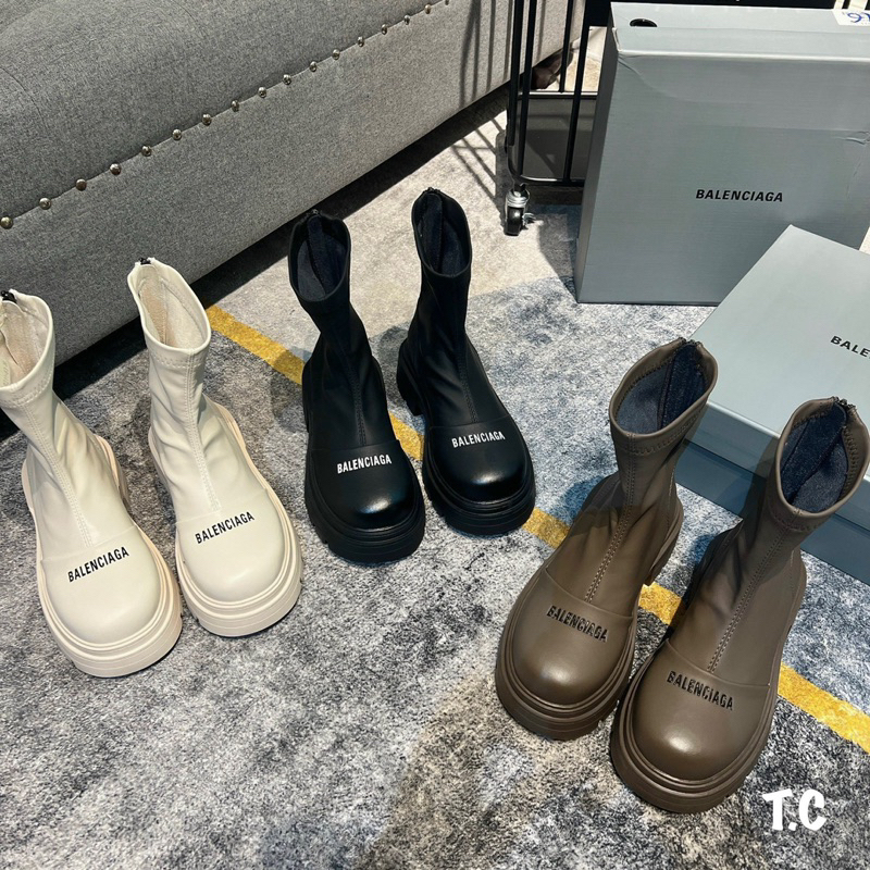BOOT ĐÙI & NGẮN BALENCIA ĐỘN ĐẾ QCCC FULLBOX