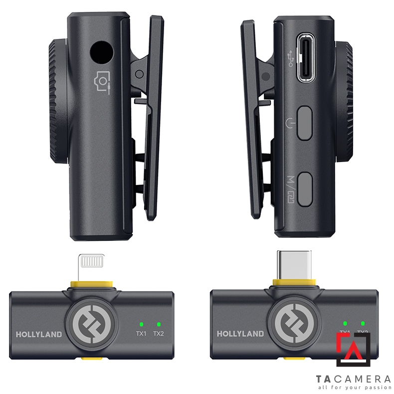 Mic Thu Âm Không Dây Hollyland Lark M2  - Combo